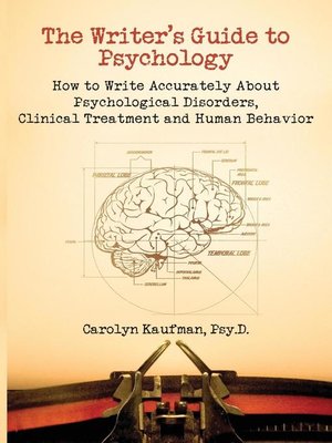 cover image of The Writer's Guide to Psychology
